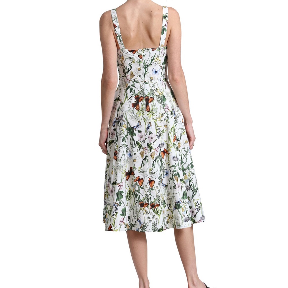 Avec Les Filles Floral/Butterfly Print Dress - Picture 6 of 7
